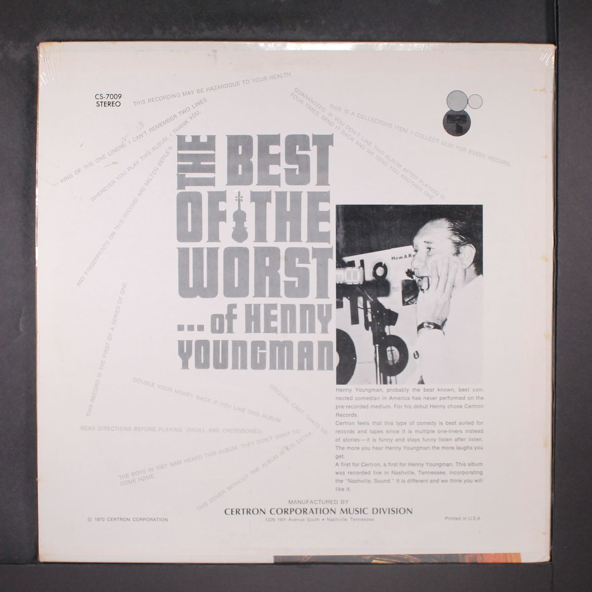 the best of the worst by HENNY YOUNGMAN
