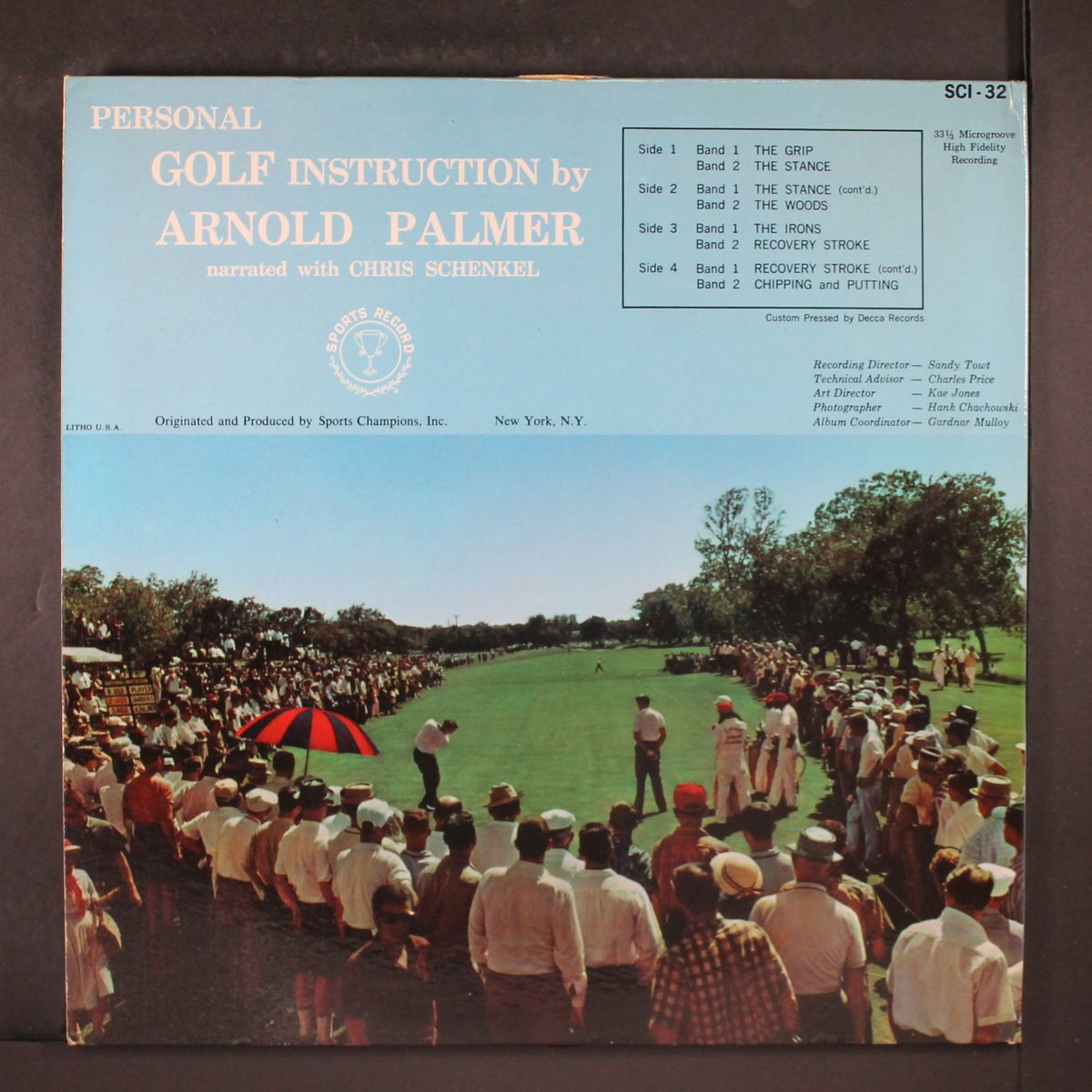 personal golf instructions from driver thru putter by ARNOLD PALMER