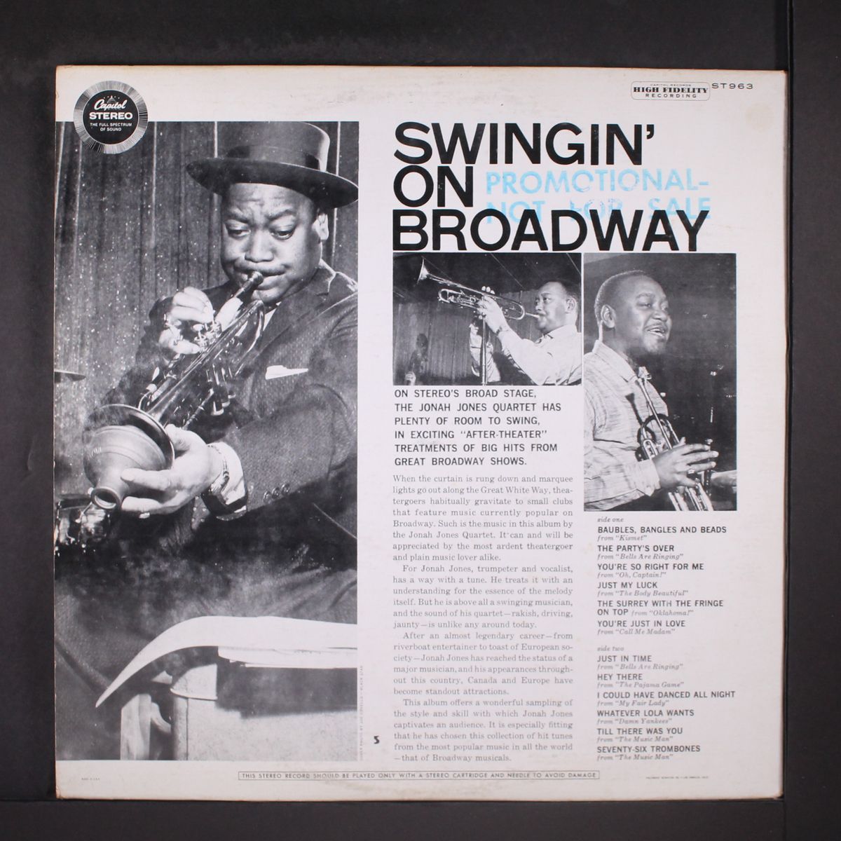 swingin on broadway by JONAH JONES