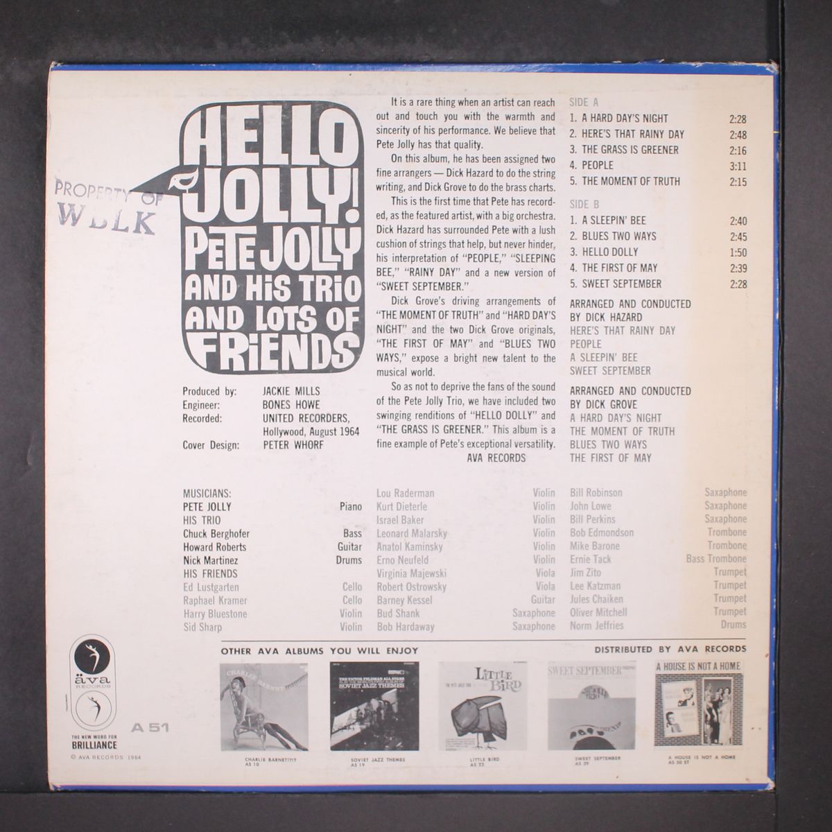 hello jolly! by PETE JOLLY