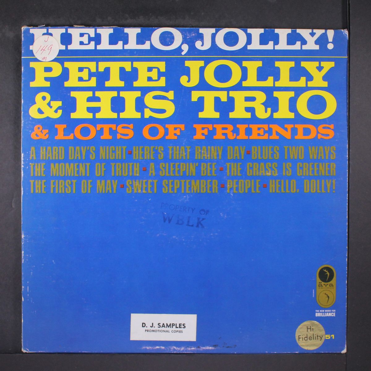 hello jolly! by PETE JOLLY