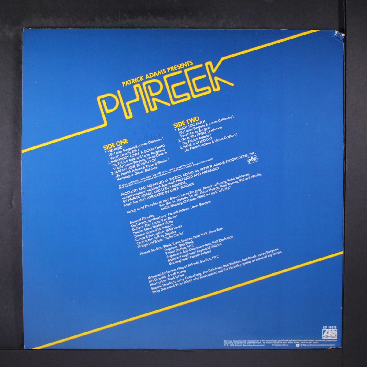 patrick adams presents by PHREEK