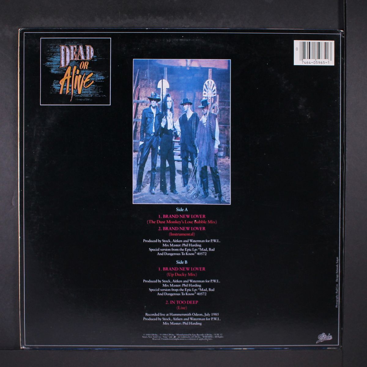 brand new lover by DEAD OR ALIVE