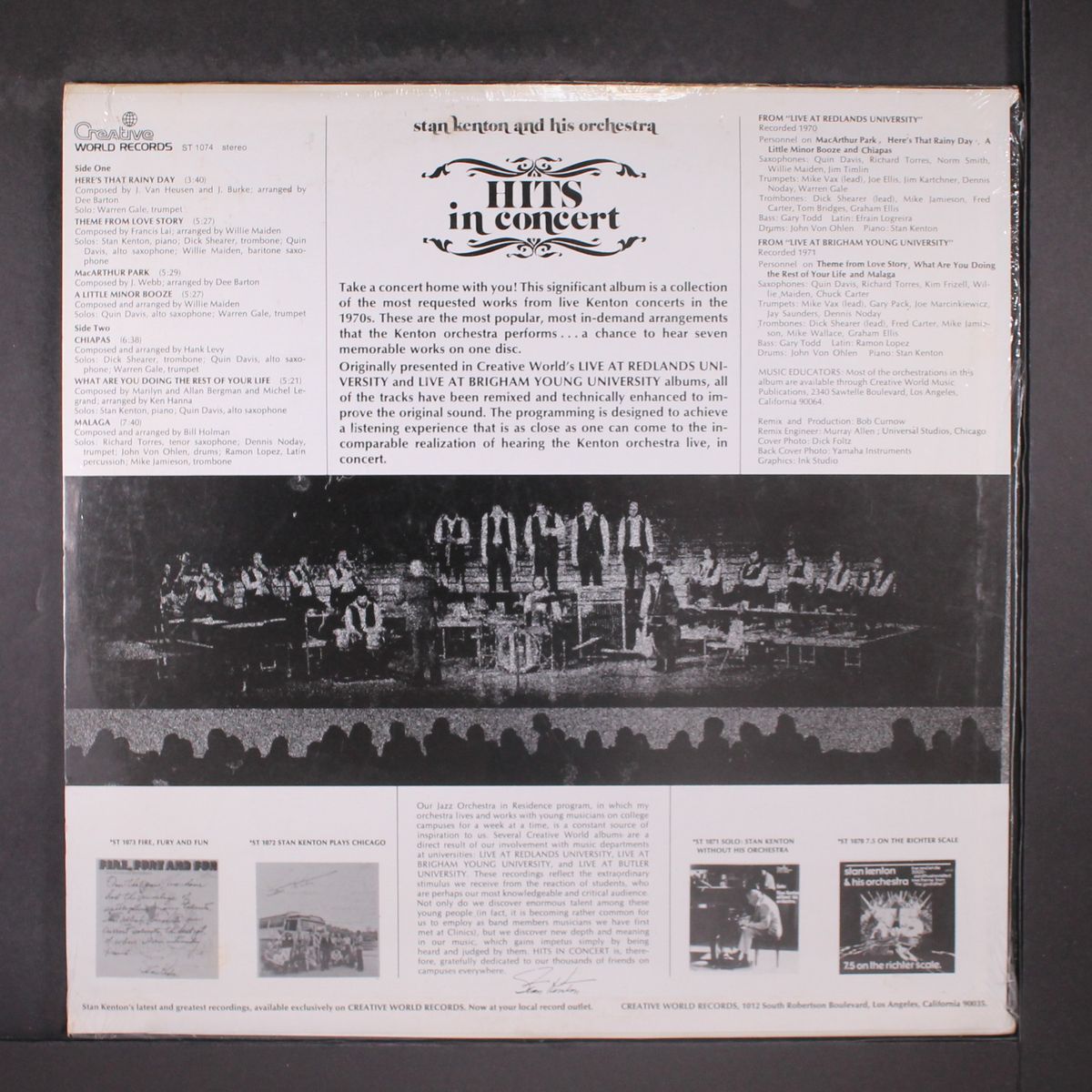 hits in concert by STAN KENTON