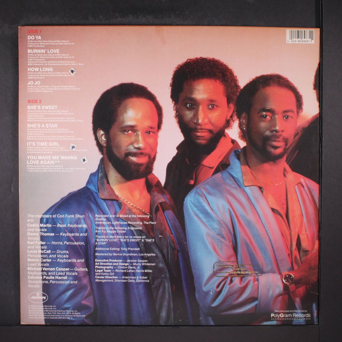 burnin' love by CON FUNK SHUN