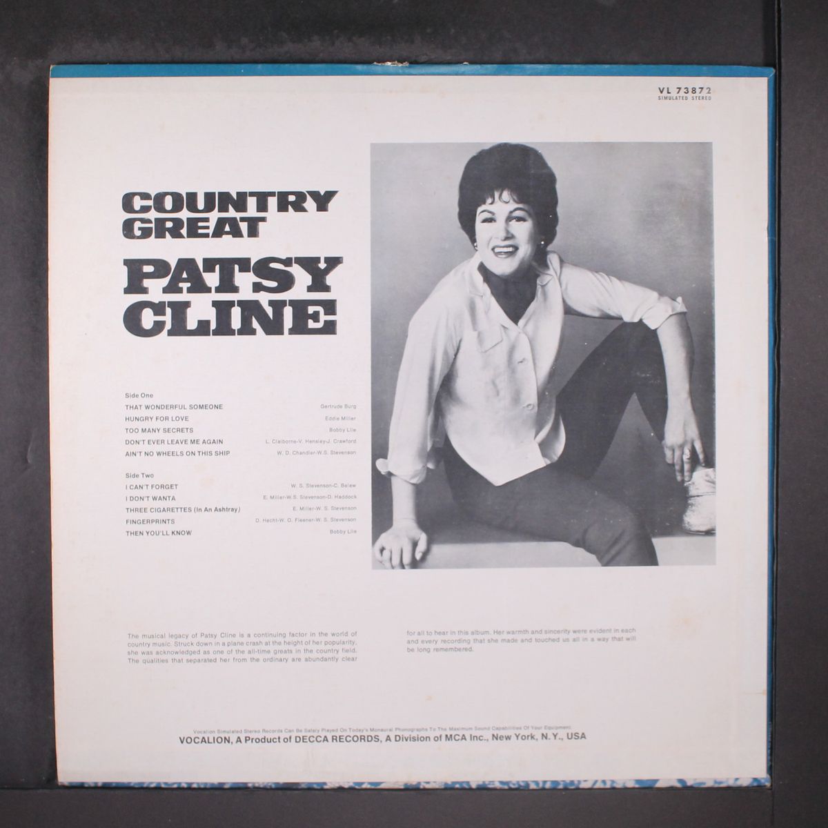country great! by PATSY CLINE