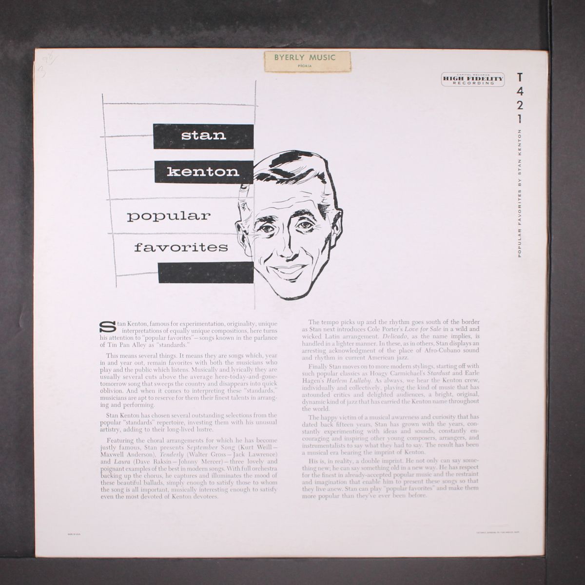 popular favorties by by STAN KENTON