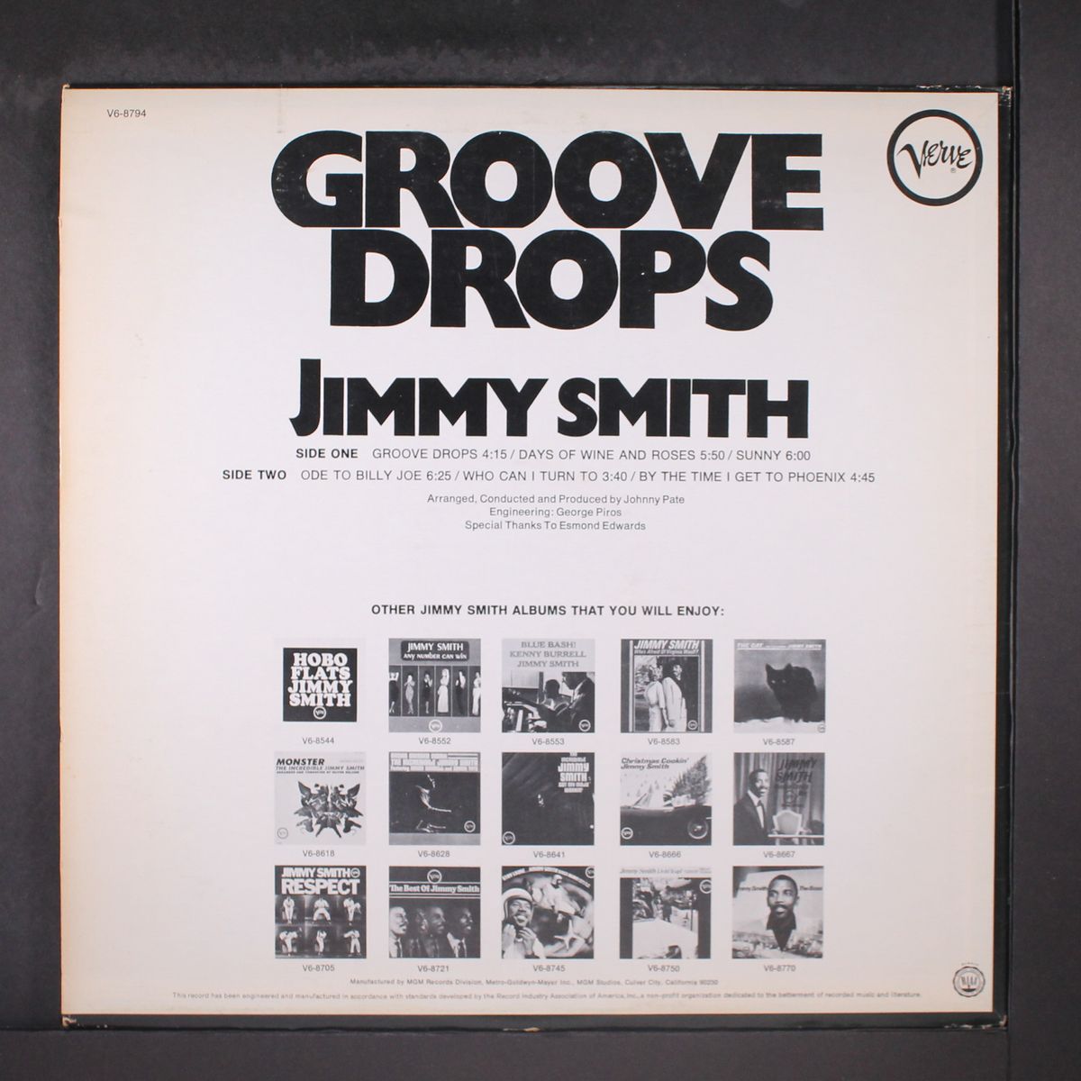 groove drops by JIMMY SMITH