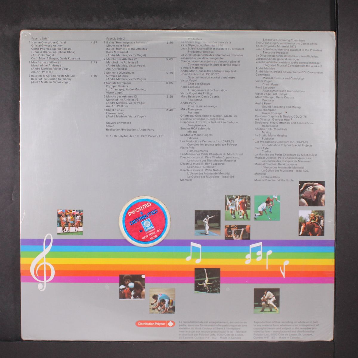 games of the xxi olympiad - montreal 1976 by SOUNDTRACK