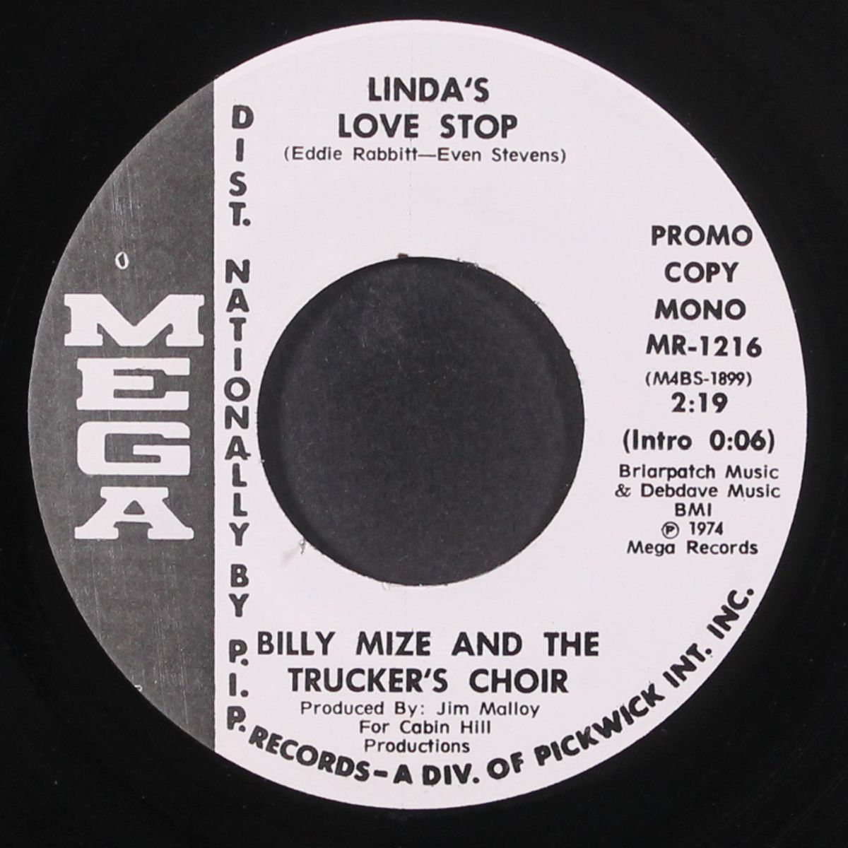 linda's love stop / mono by BILLY MIZE & TRUCKER'S CHOIR