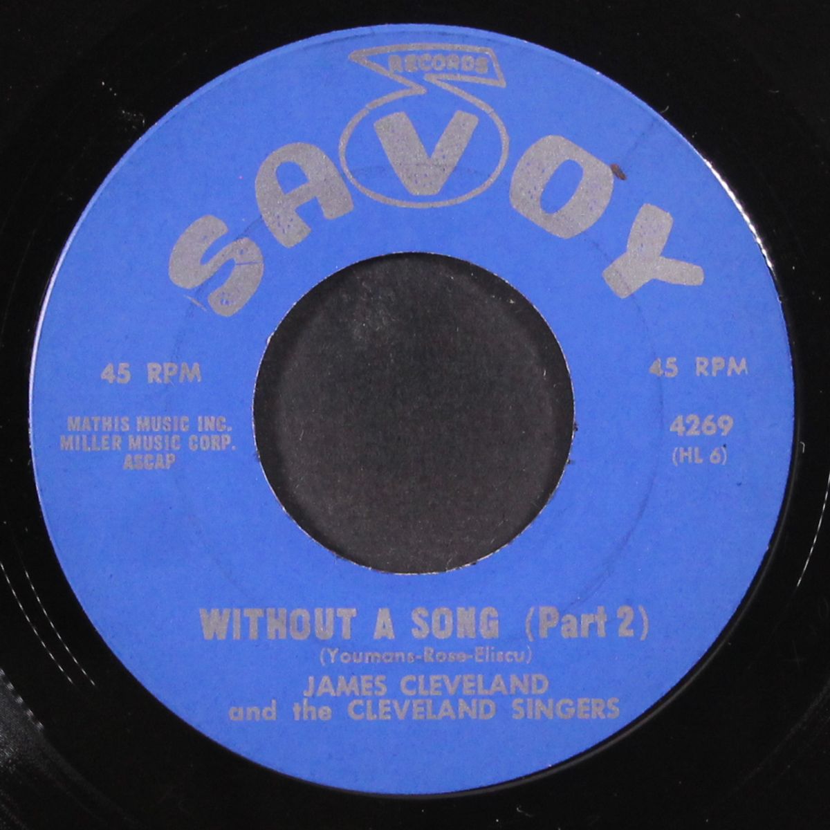 without a song / part 2 by JAMES CLEVELAND & CLEVELAND SINGERS