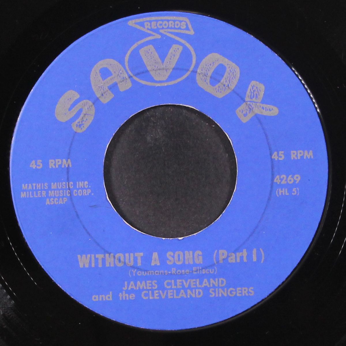 without a song / part 2 by JAMES CLEVELAND & CLEVELAND SINGERS