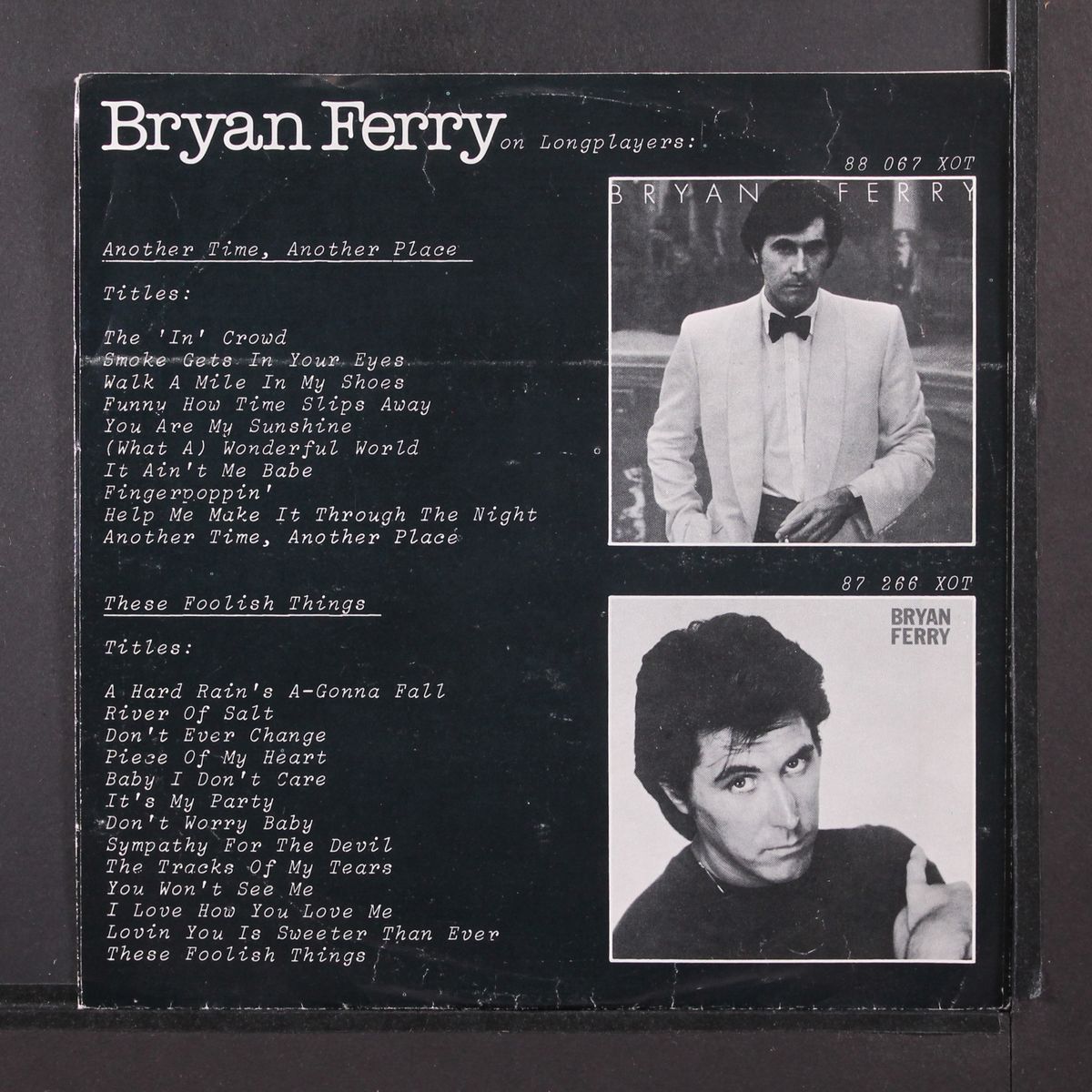 let's stick together / sea breezes by BRYAN FERRY