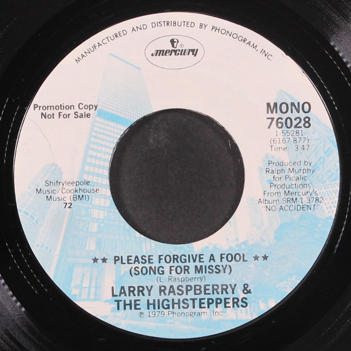 please forgive a fool (song for missy) / mono by LARRY RASPBERRY & HIGHSTEPPERS