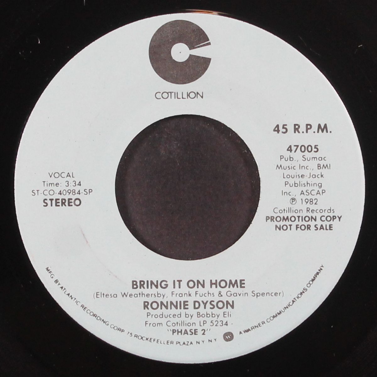 bring it on home / mono by RONNIE DYSON