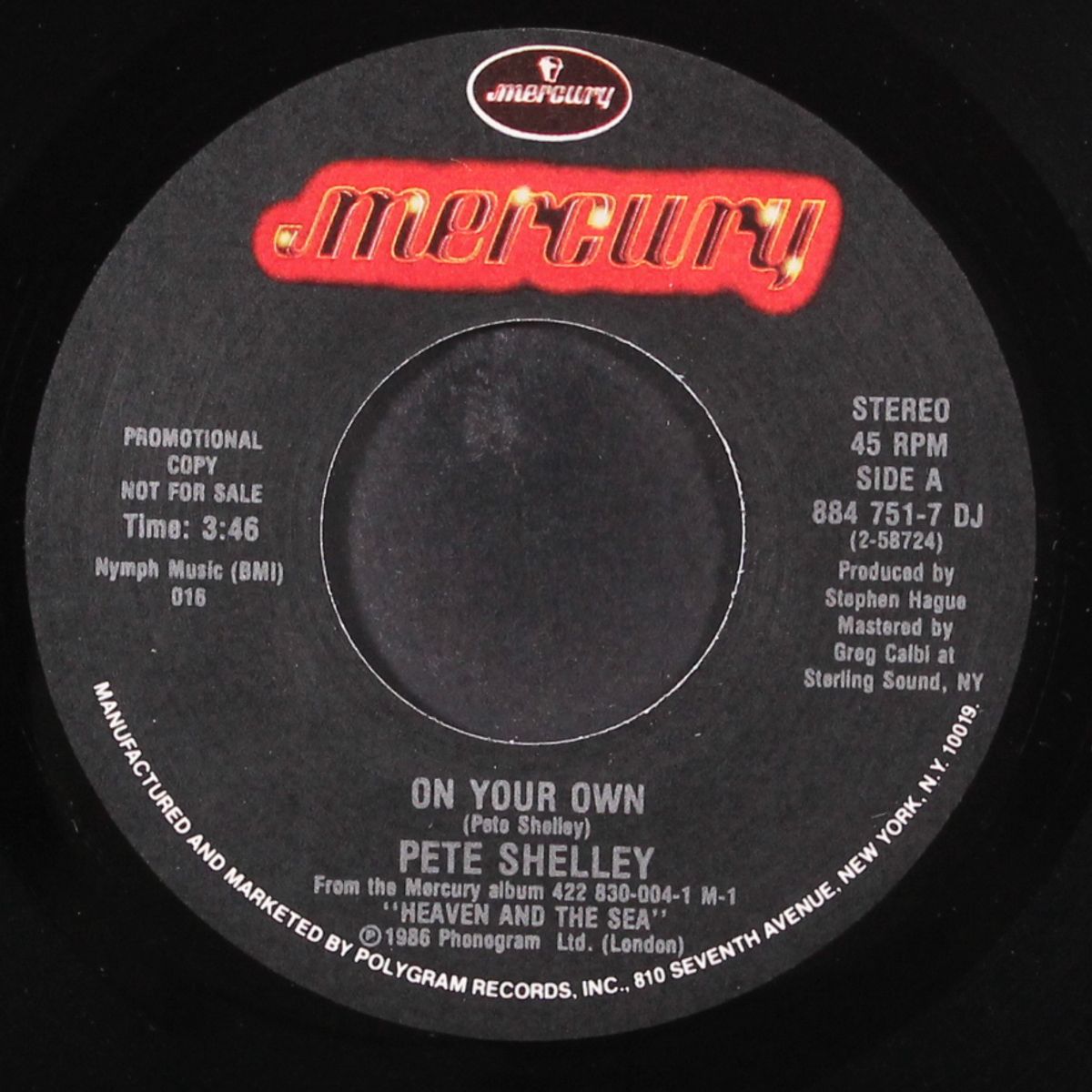 on your own / same by PETE SHELLEY