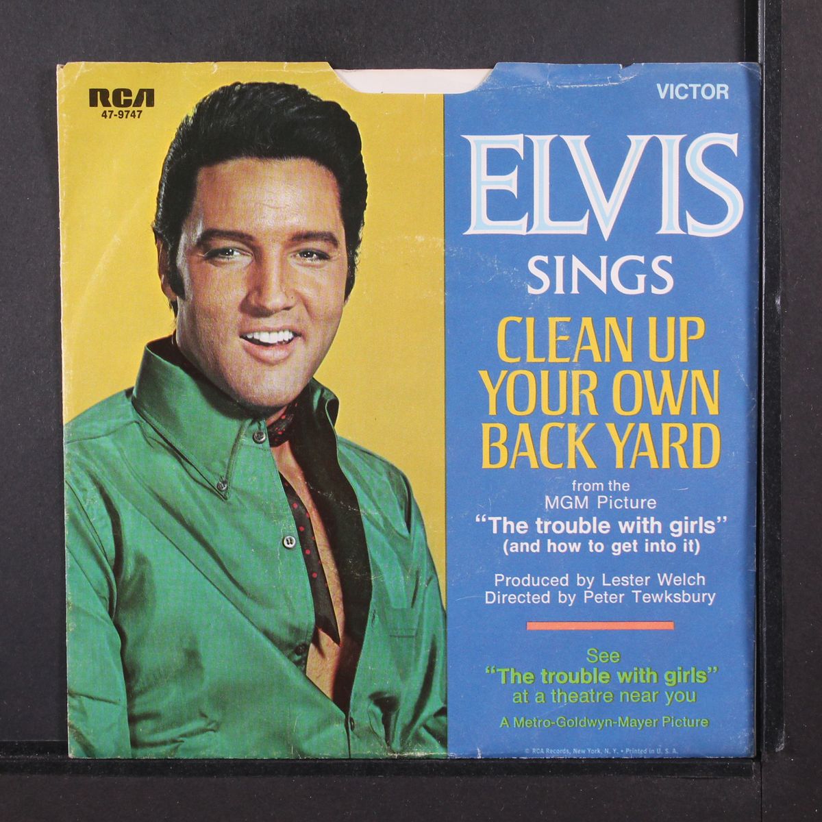 clean up your own backyard / the fair is moving on by ELVIS PRESLEY