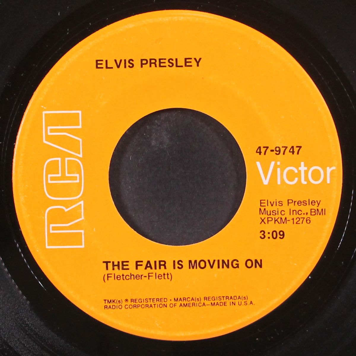 clean up your own backyard / the fair is moving on by ELVIS PRESLEY