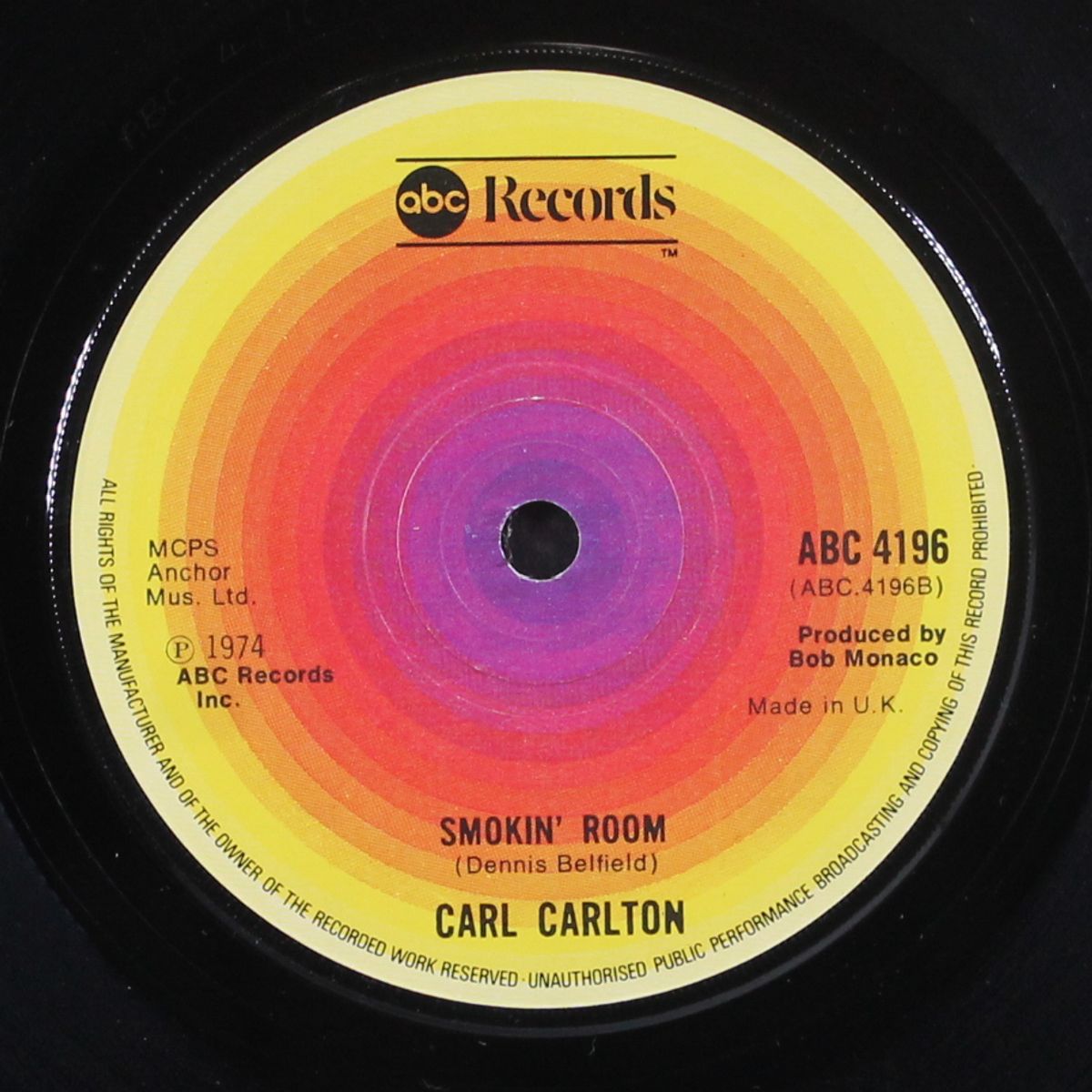everlasting love / smokin' room by CARL CARLTON