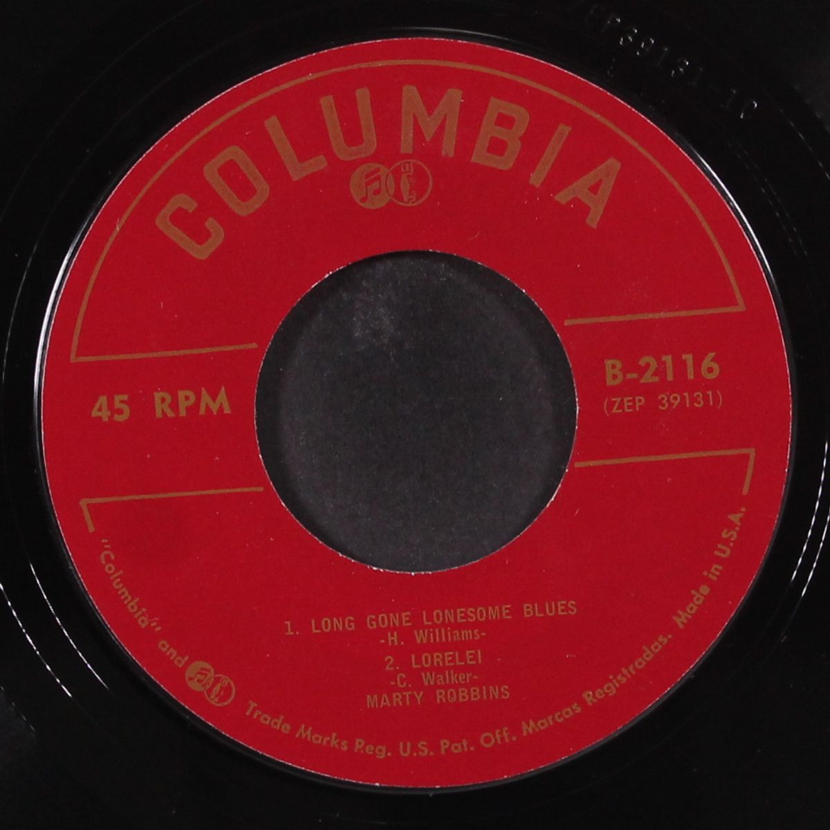 singing the blues by MARTY ROBBINS