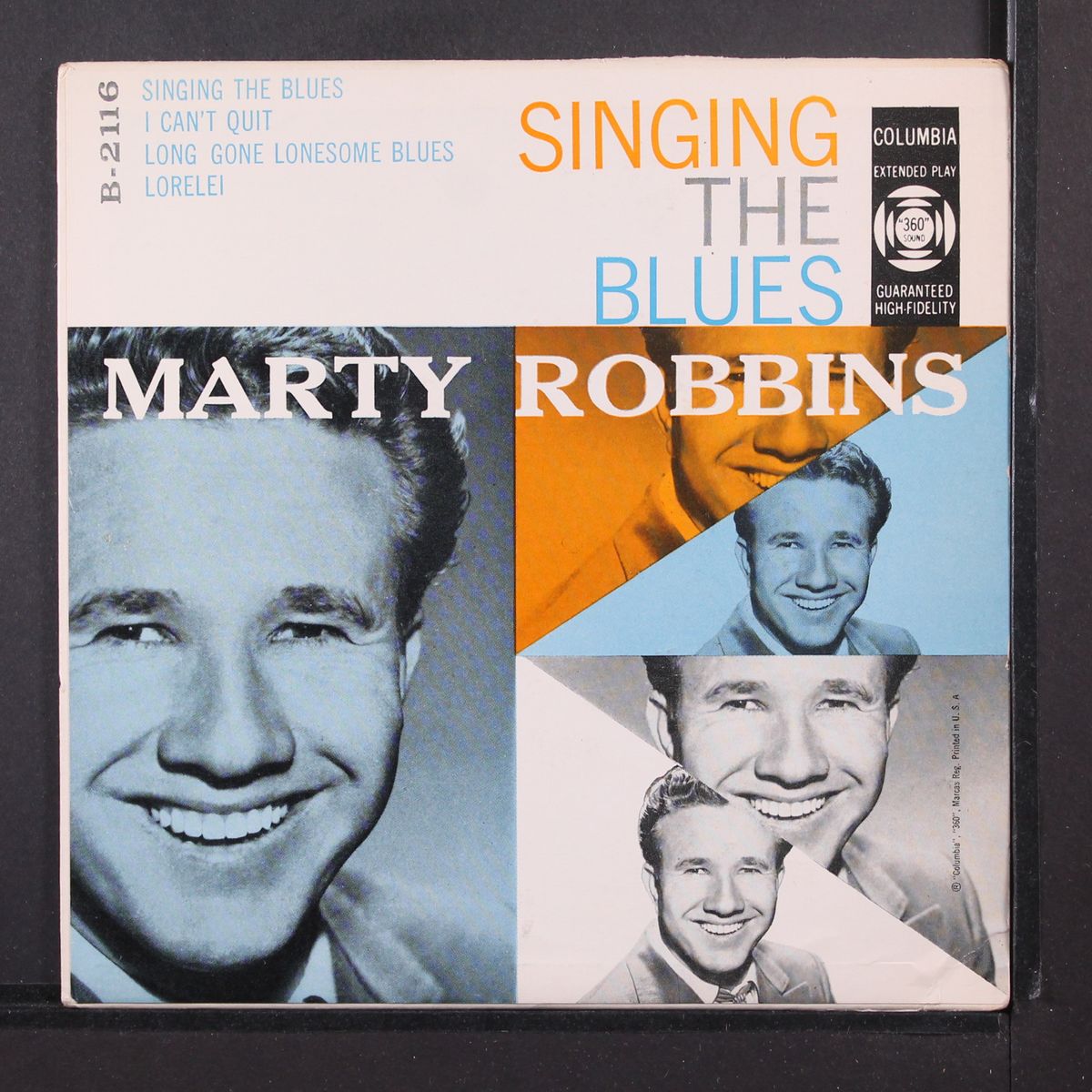 singing the blues by MARTY ROBBINS