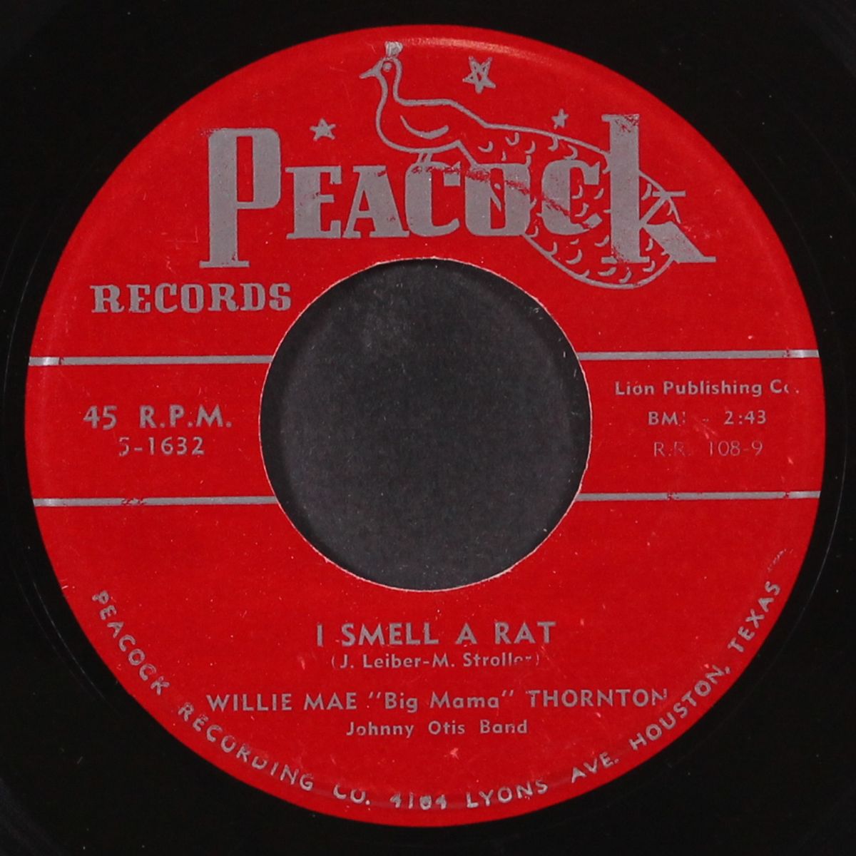 i smell a rat / i've searched the whole world over by WILLIE MAE THORNTON