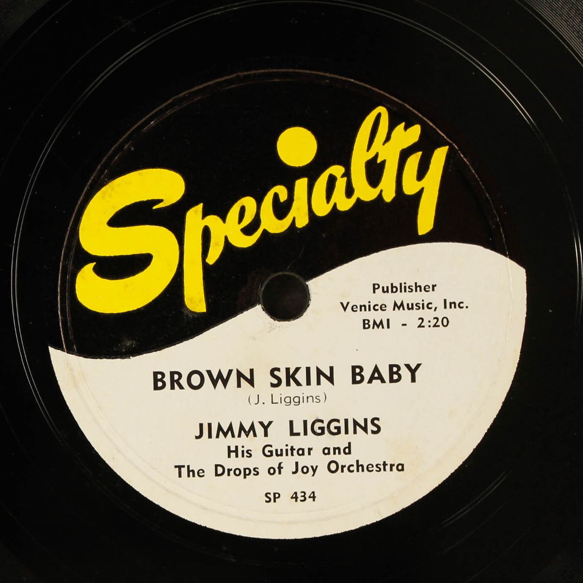 brown skin baby / dark hour blues by JIMMY LIGGINS