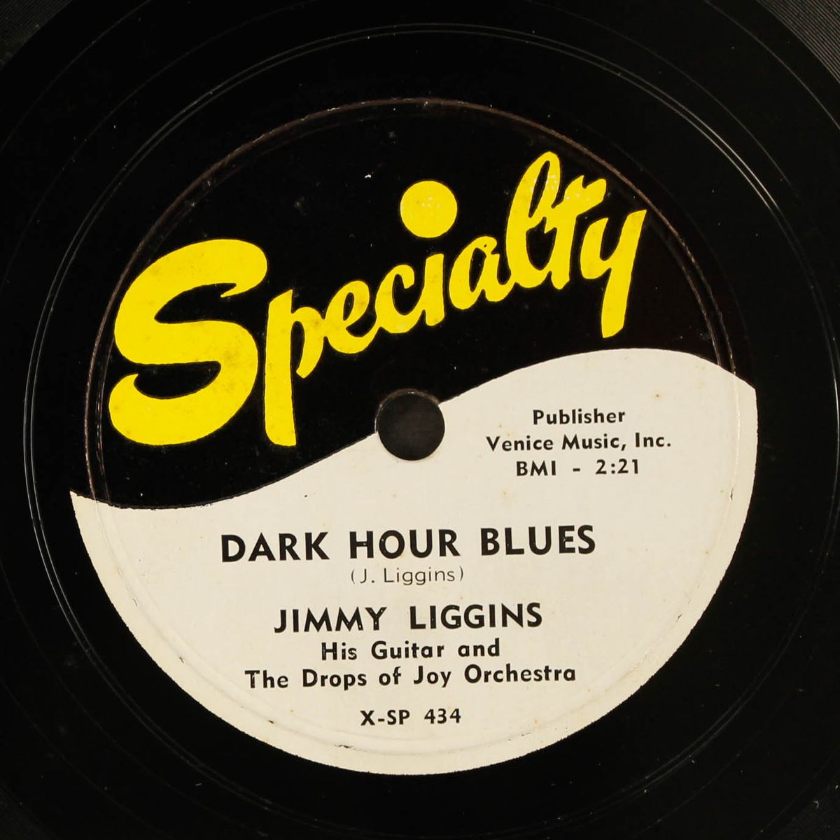 brown skin baby / dark hour blues by JIMMY LIGGINS