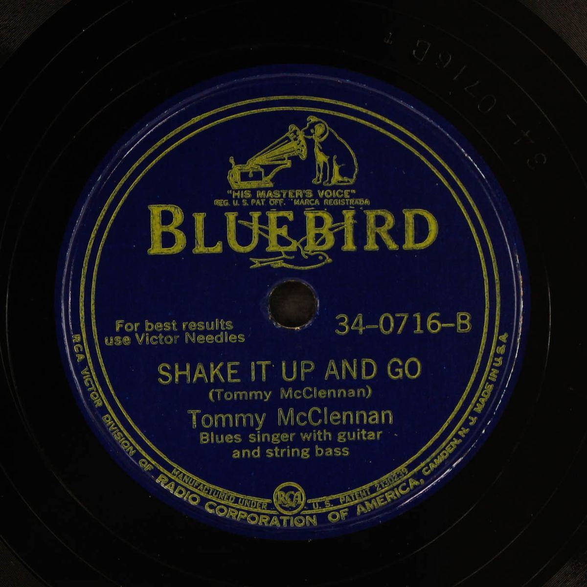 shake it up and go / i love my baby by TOMMY MCCLENNAN