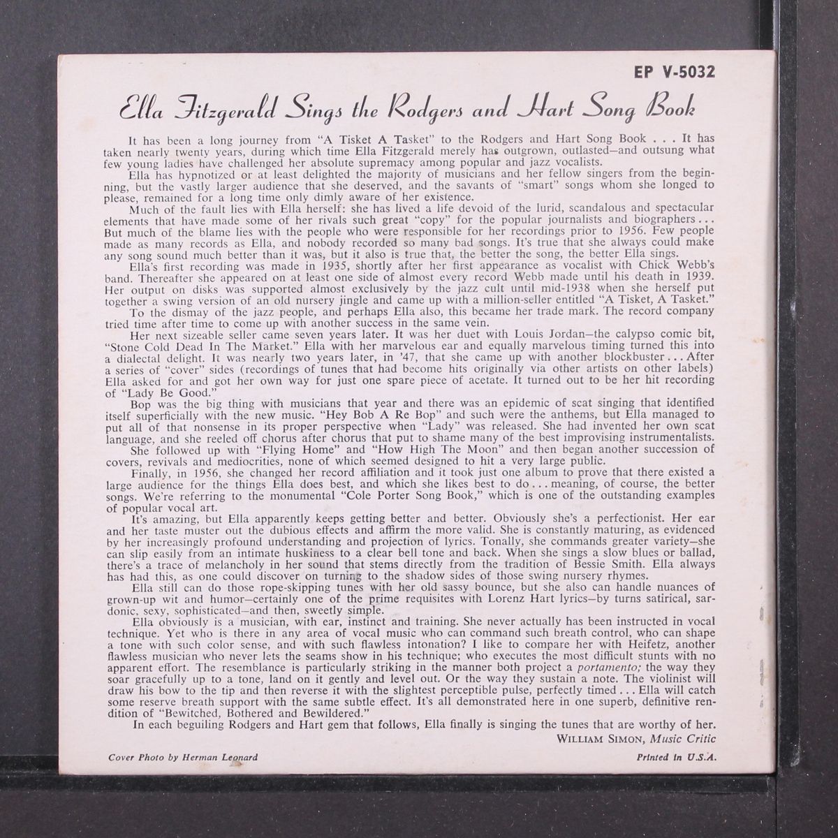 sings the rodgers & hart songbook by ELLA FITZGERALD