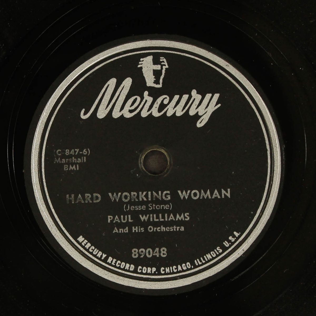 young man blues / hard working woman by PAUL WILLIAMS