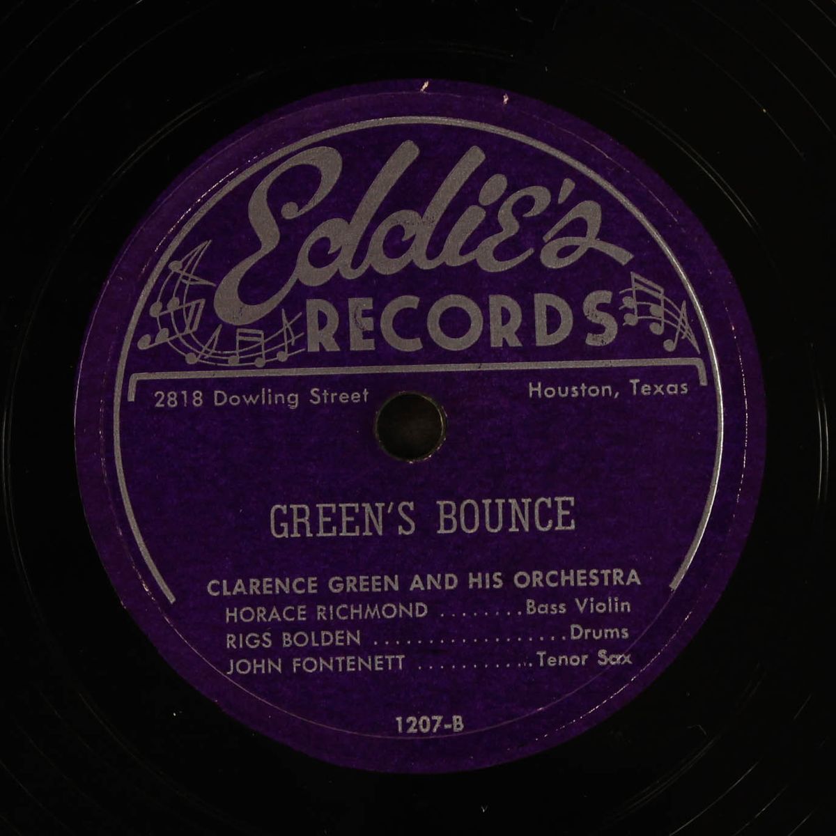 galveston blues / green's bounce by CLARENCE GREEN