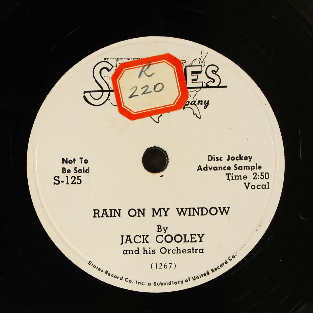 could but i ain't / rain on my window by JACK COOLEY