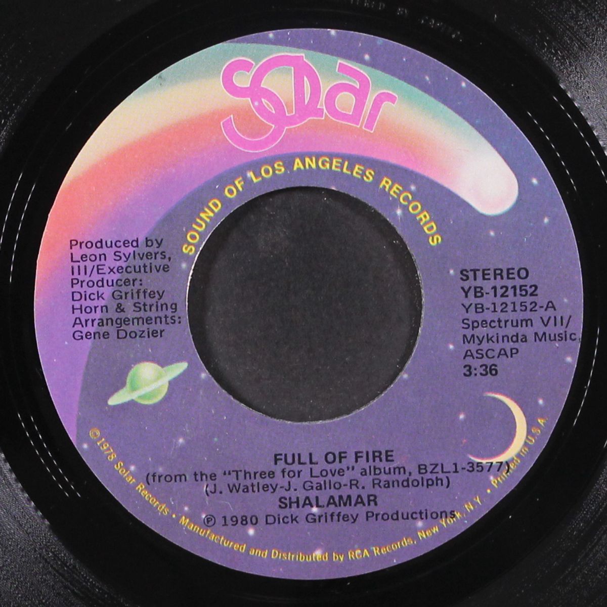 full of fire / let's find the time for love by SHALAMAR