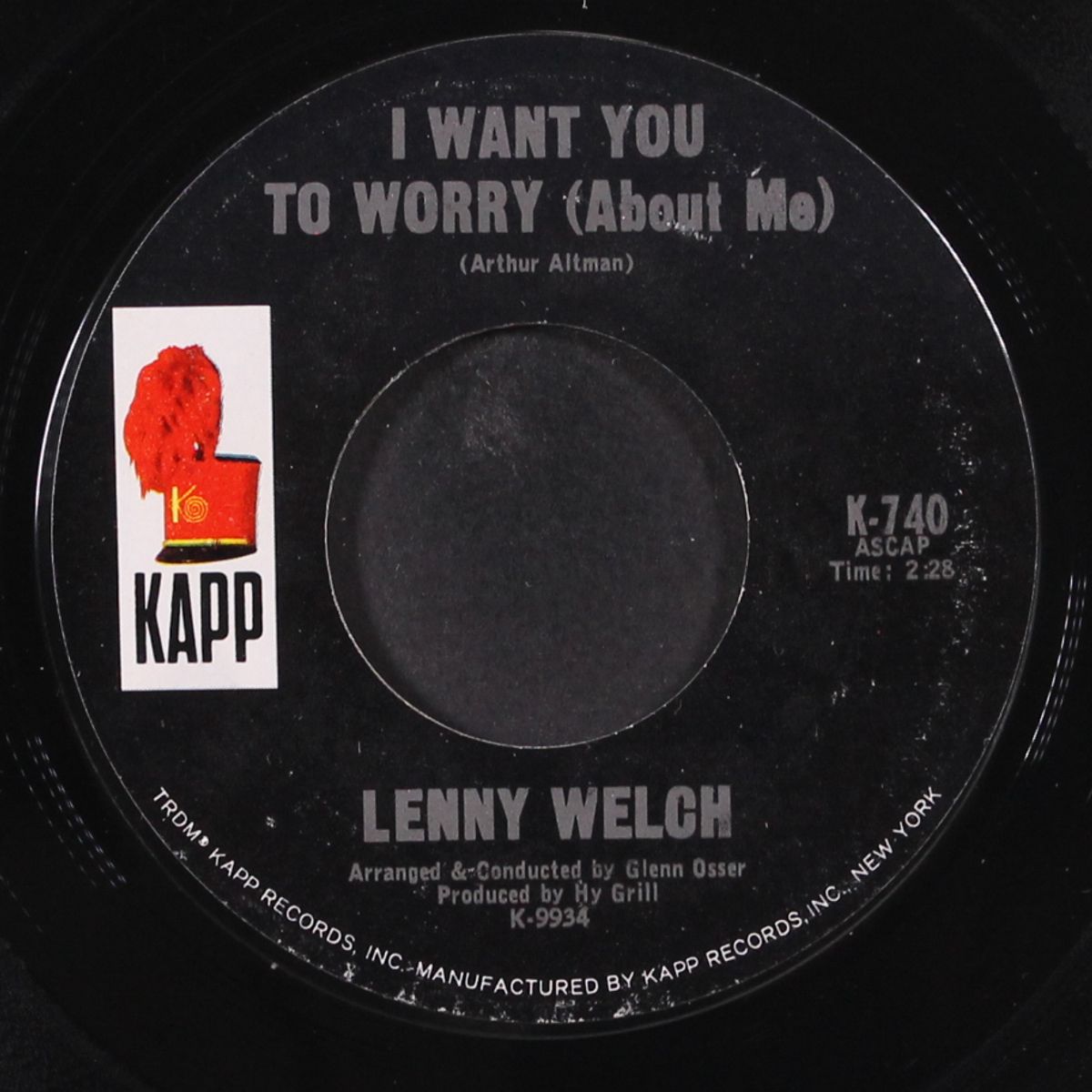 rags to riches by LENNY WELCH