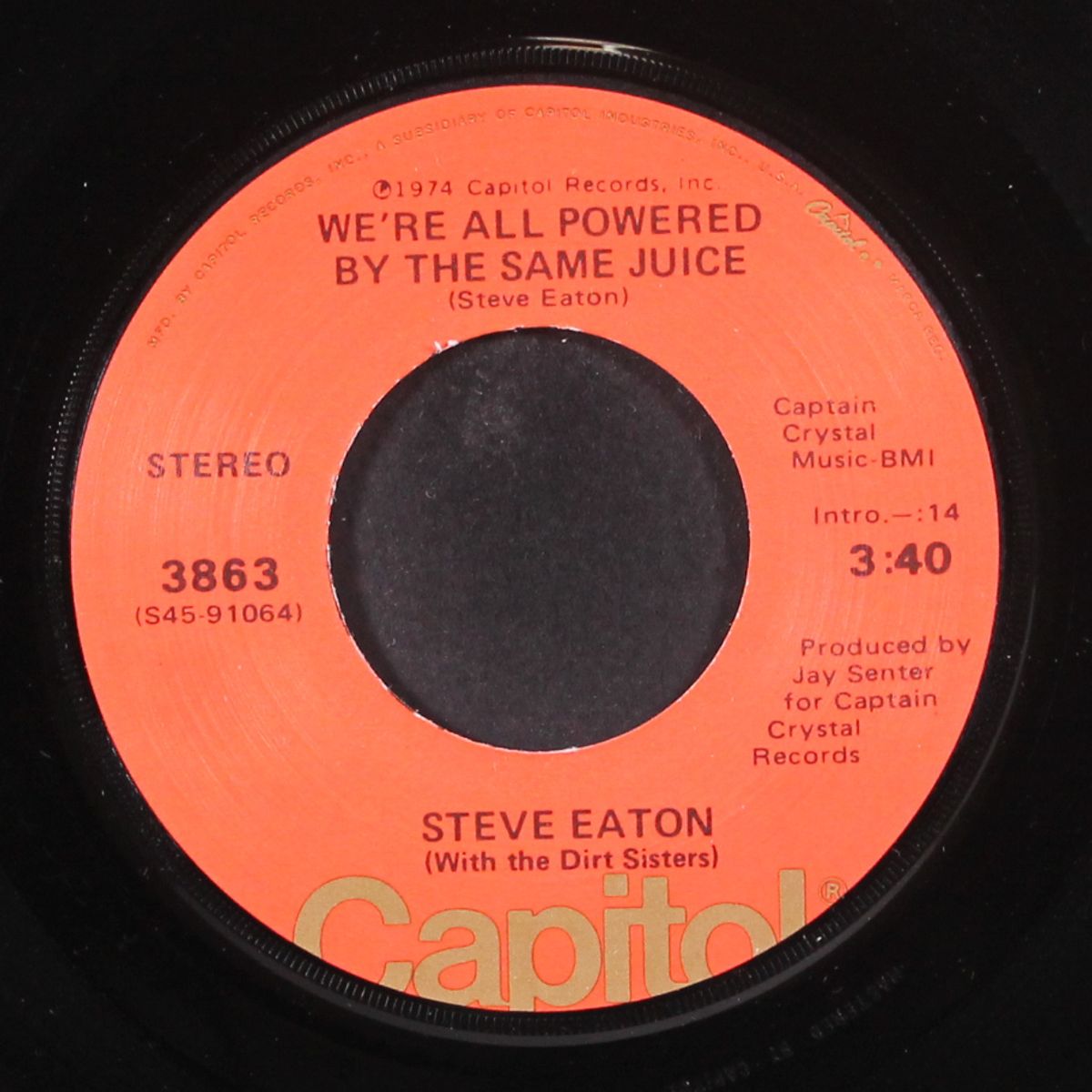 we're all powered by the same juice by STEVE EATON