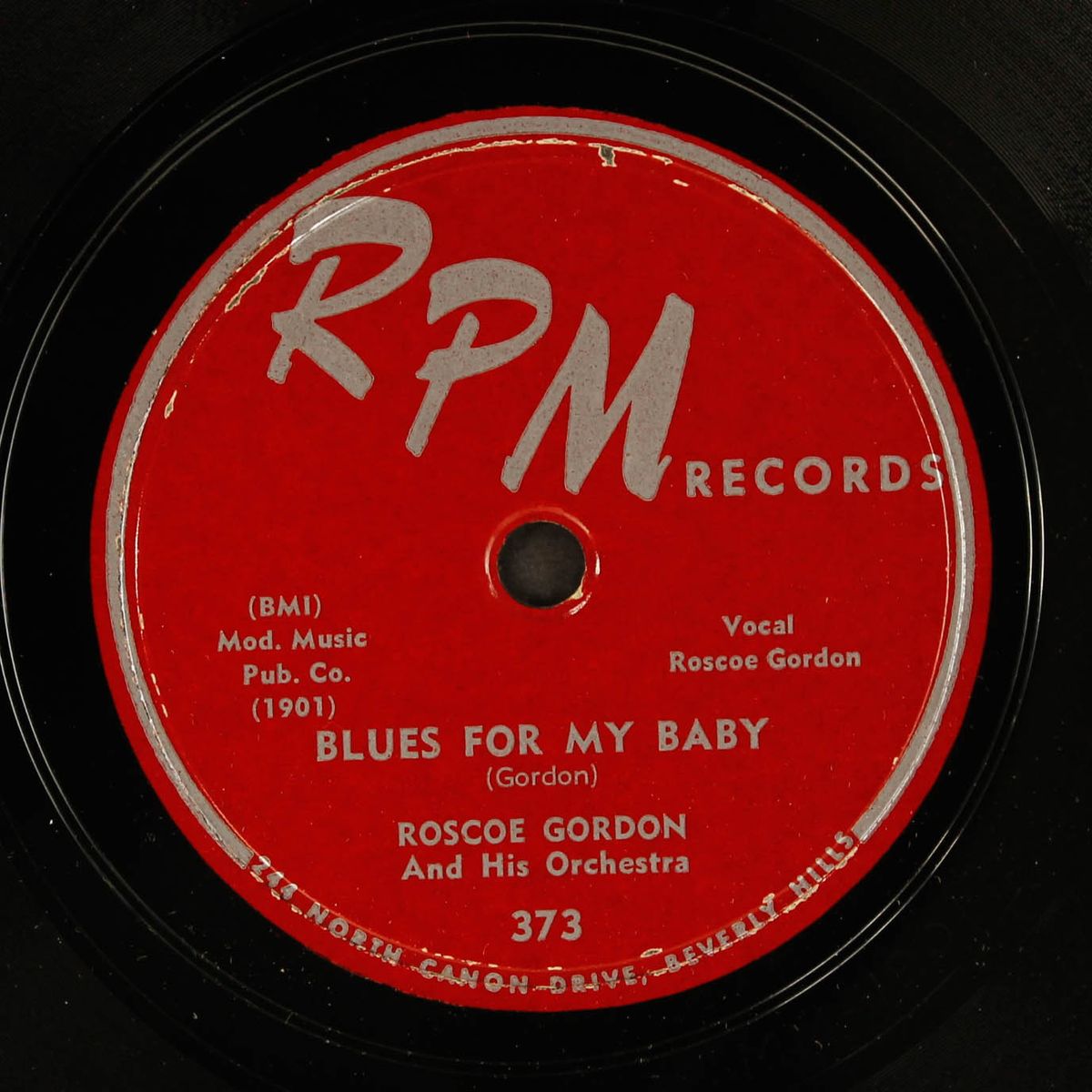 blues for my baby / lucile by ROSCOE GORDON