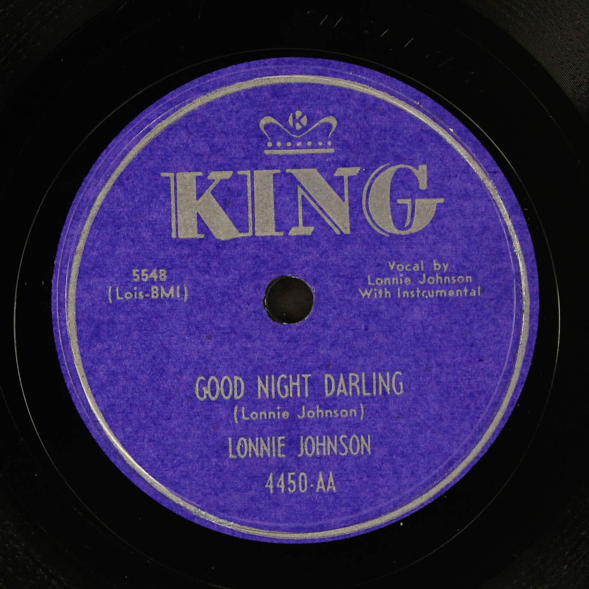 fallin' rain blues / good night darling by LONNIE JOHNSON