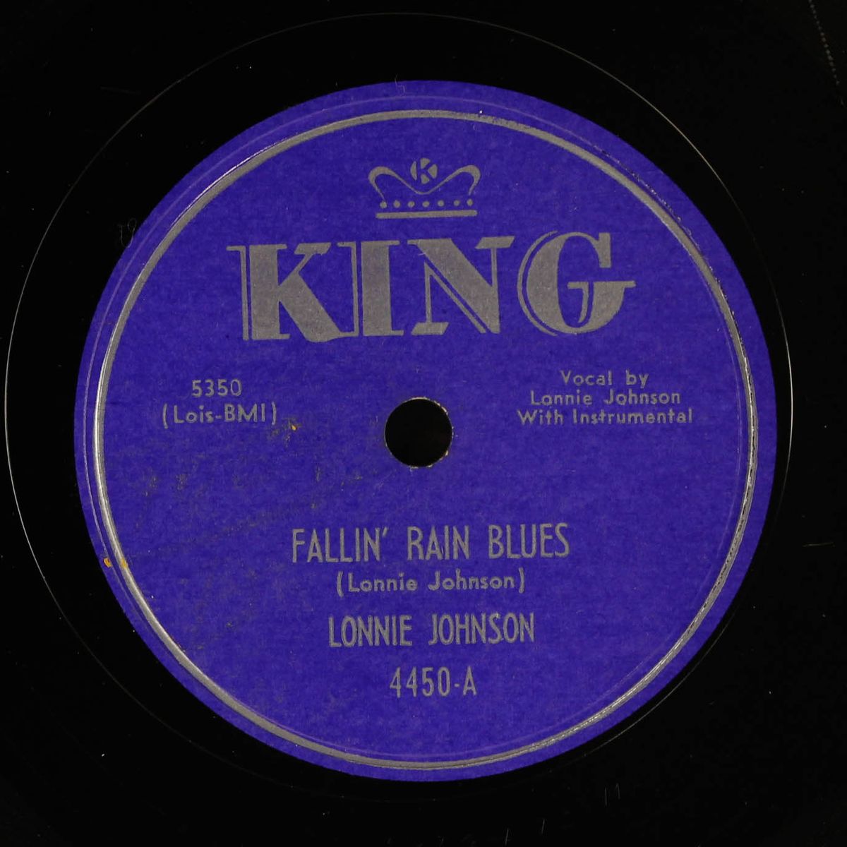 fallin' rain blues / good night darling by LONNIE JOHNSON