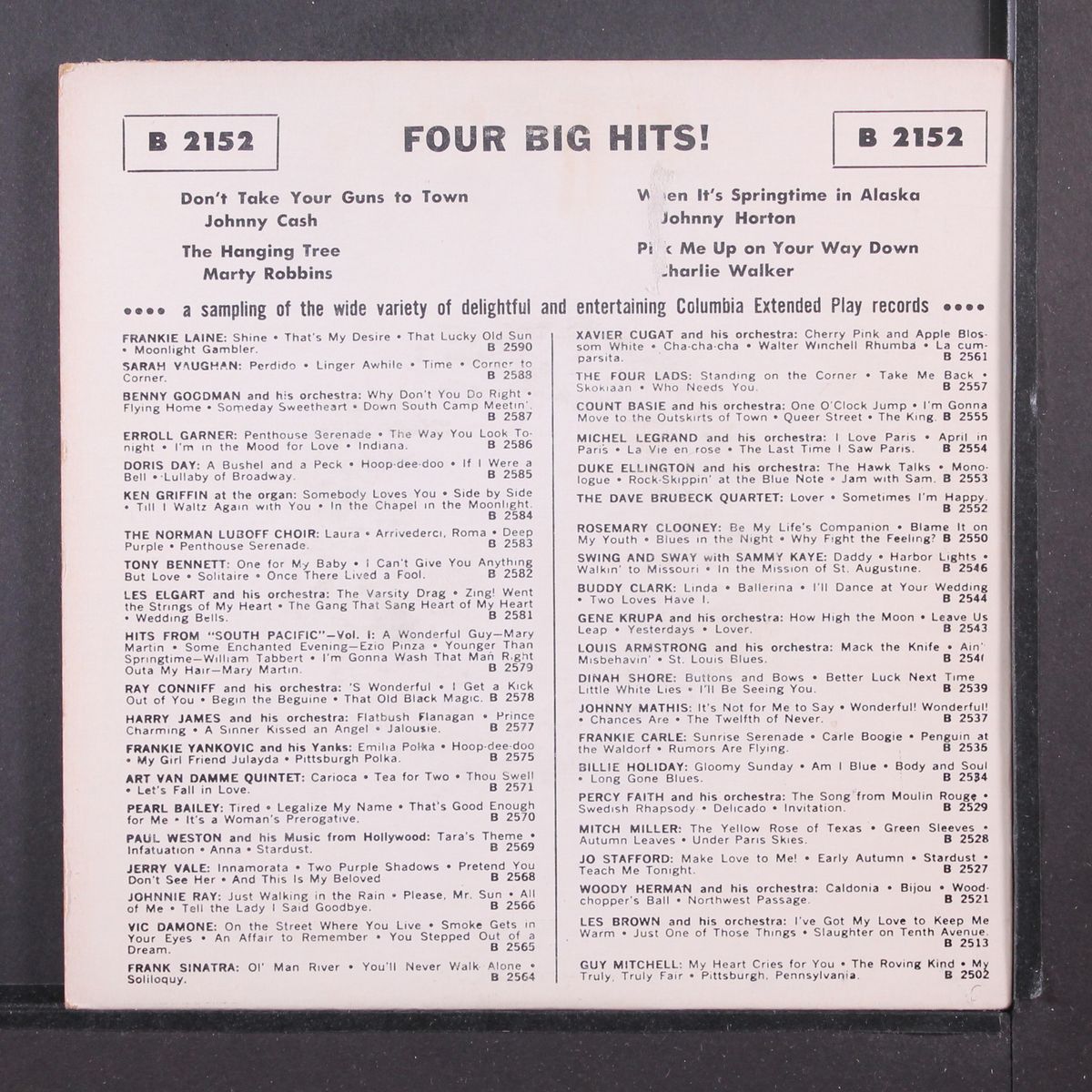 4 big hits by VARIOUS