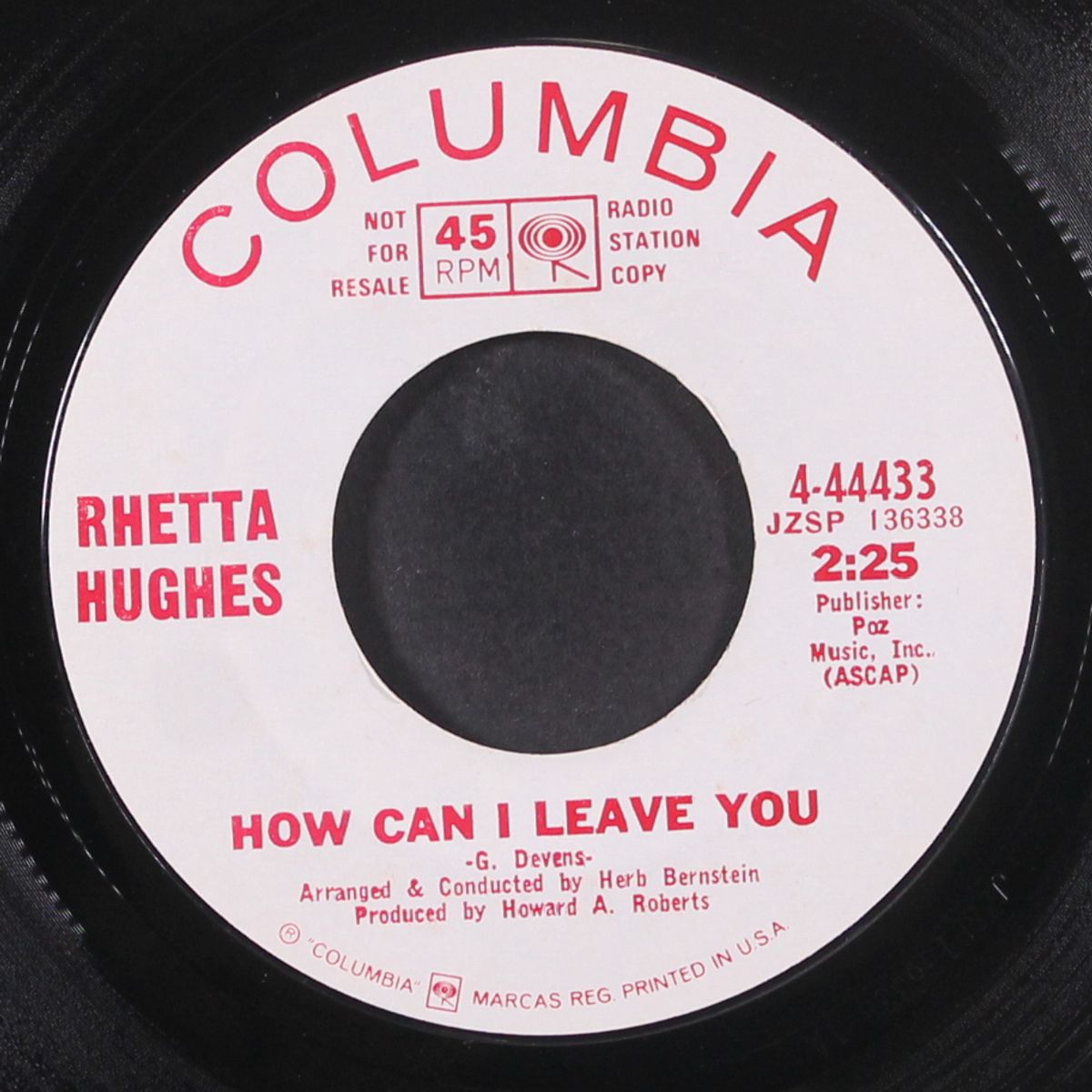 the best thing you ever had / how can i leave you by RHETTA HUGHES