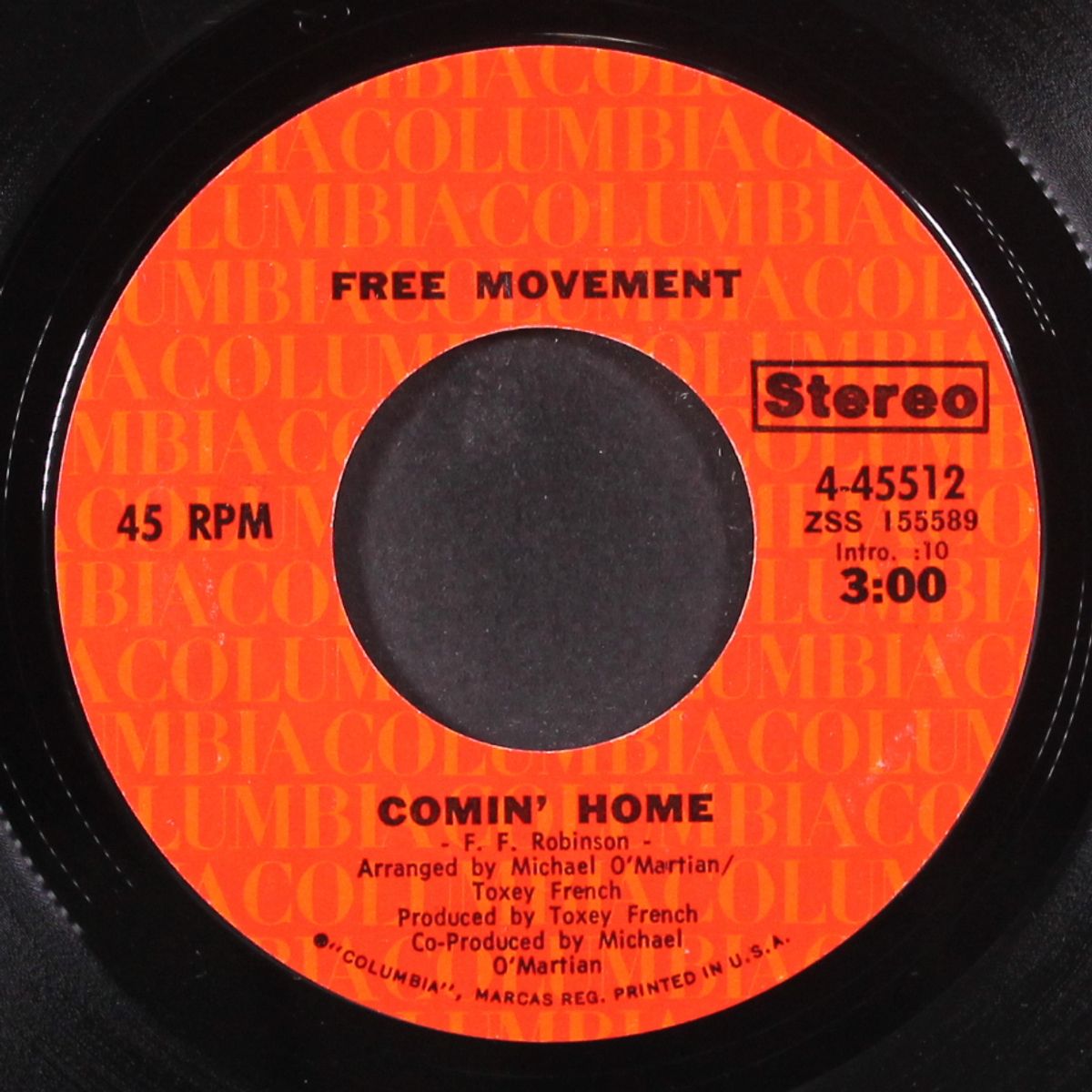 the harder i try (the bluer i get) / comin' home by FREE MOVEMENT