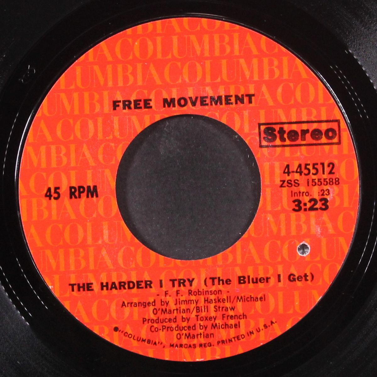 the harder i try (the bluer i get) / comin' home by FREE MOVEMENT
