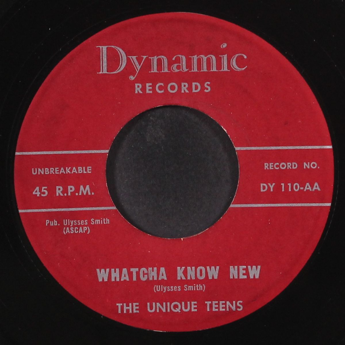 whatcha know knew / run fast by UNIQUE TEENS