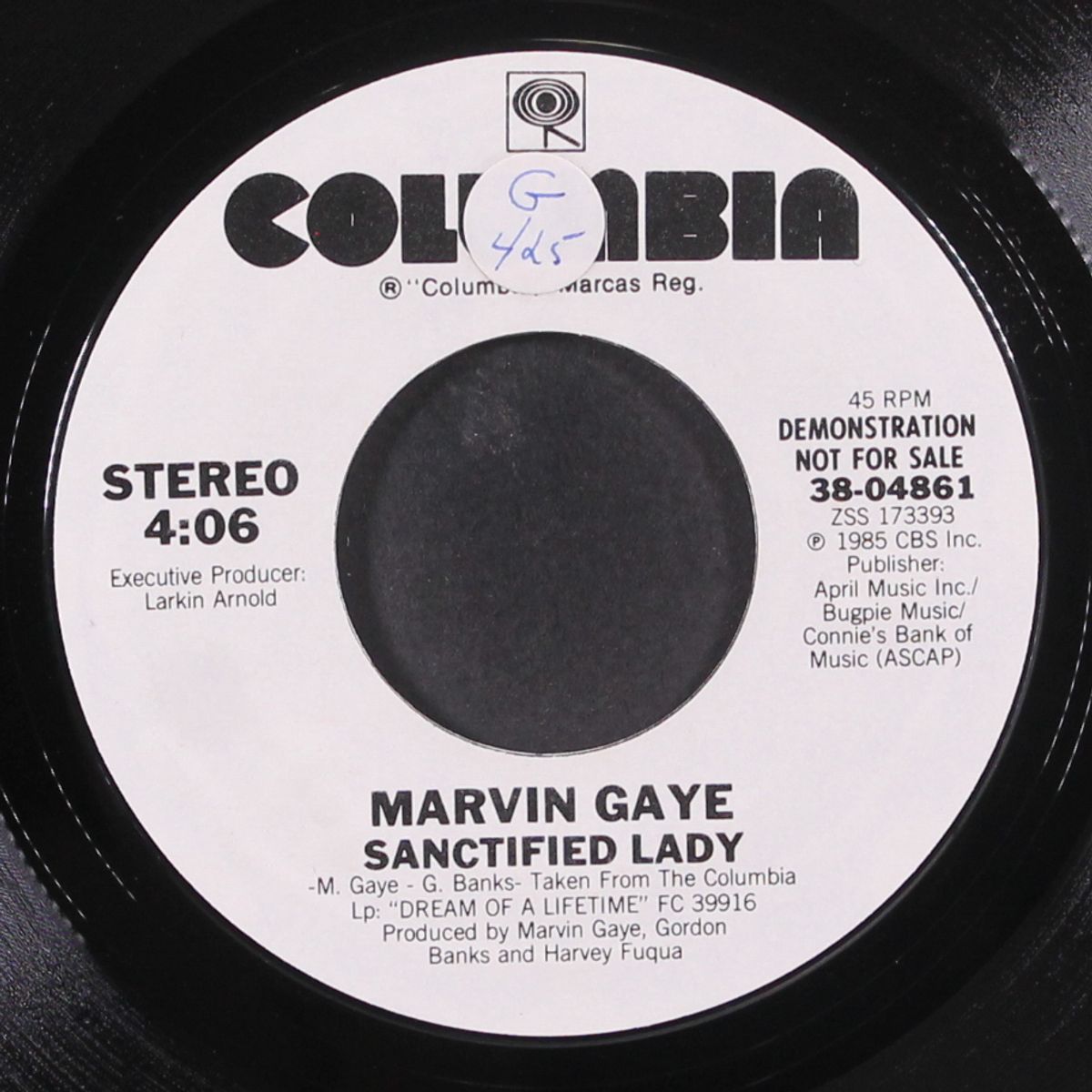 sanctified lady / instro by MARVIN GAYE
