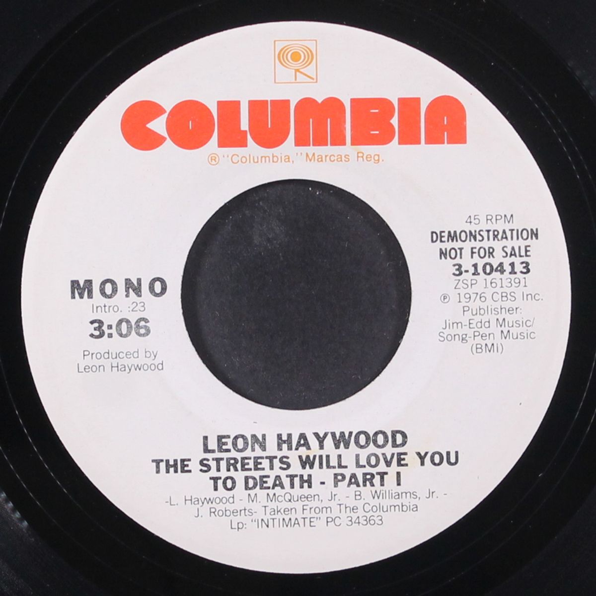 the streets will love you to death, part 1 / mono by LEON HAYWOOD