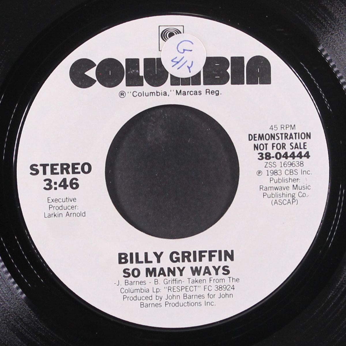so many ways / same by BILLY GRIFFIN