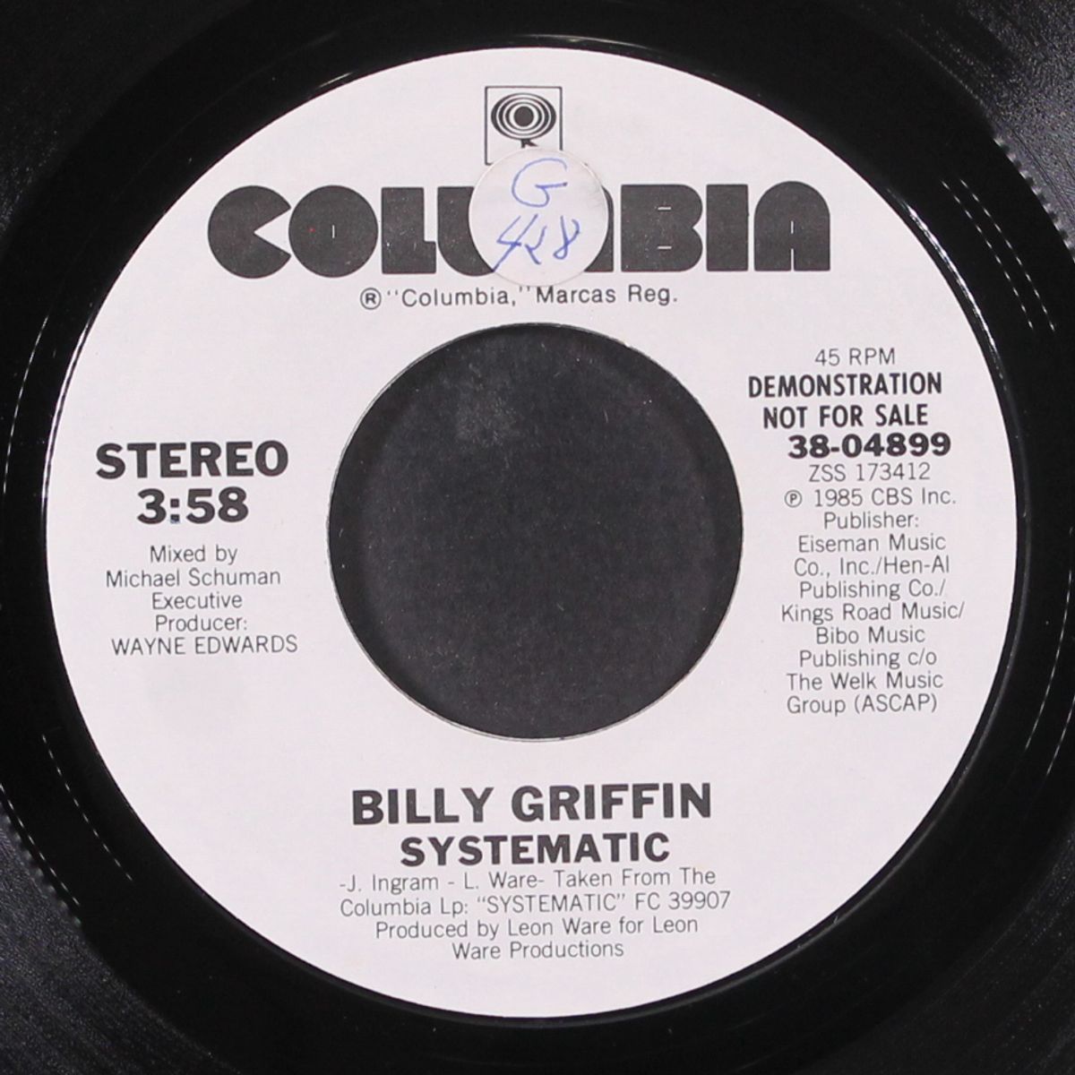 systematic / same by BILLY GRIFFIN
