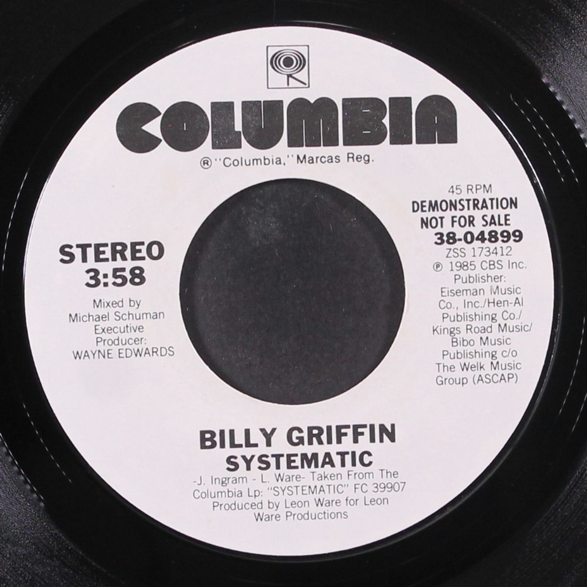 systematic / same by BILLY GRIFFIN