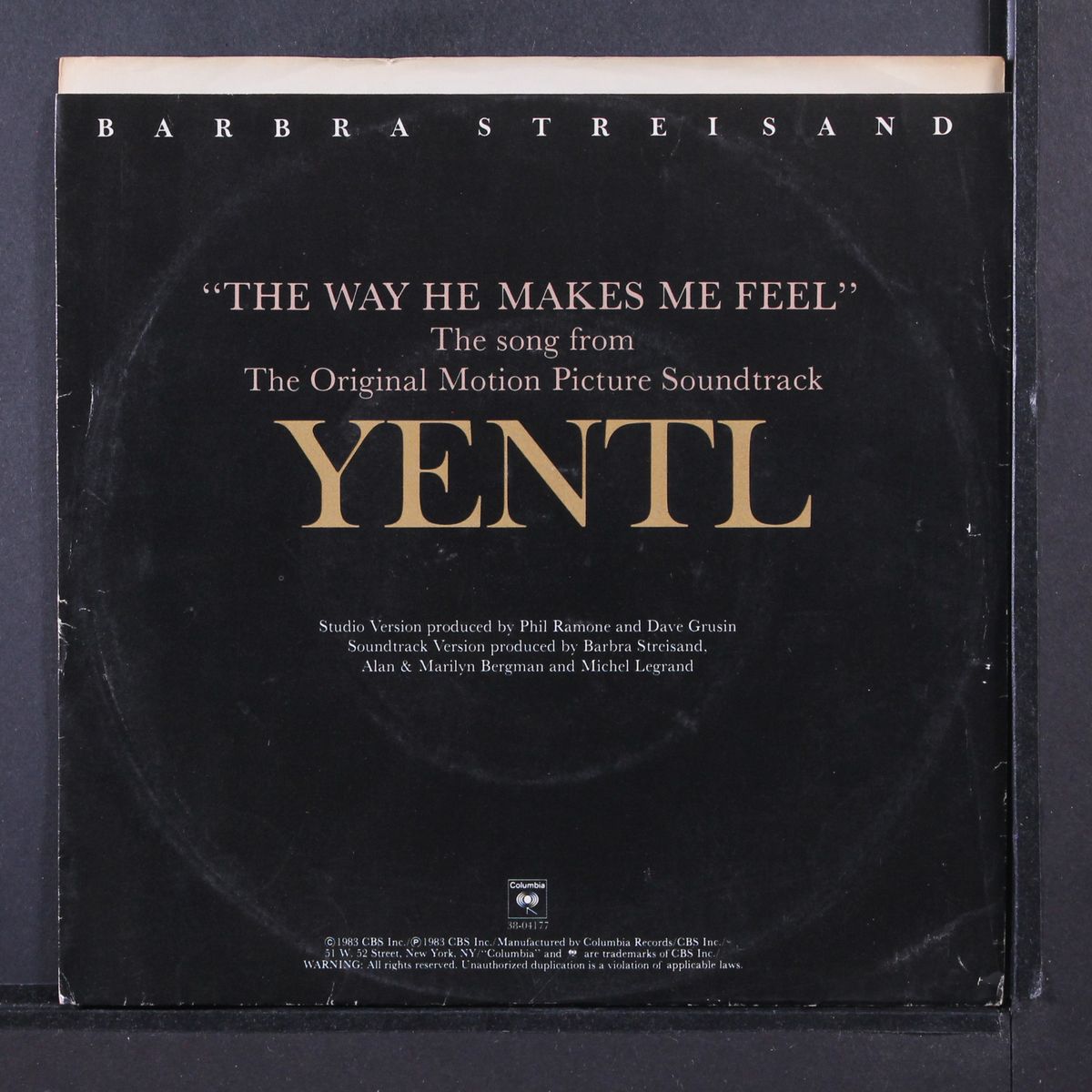 the way he makes me feel / short by BARBRA STREISAND